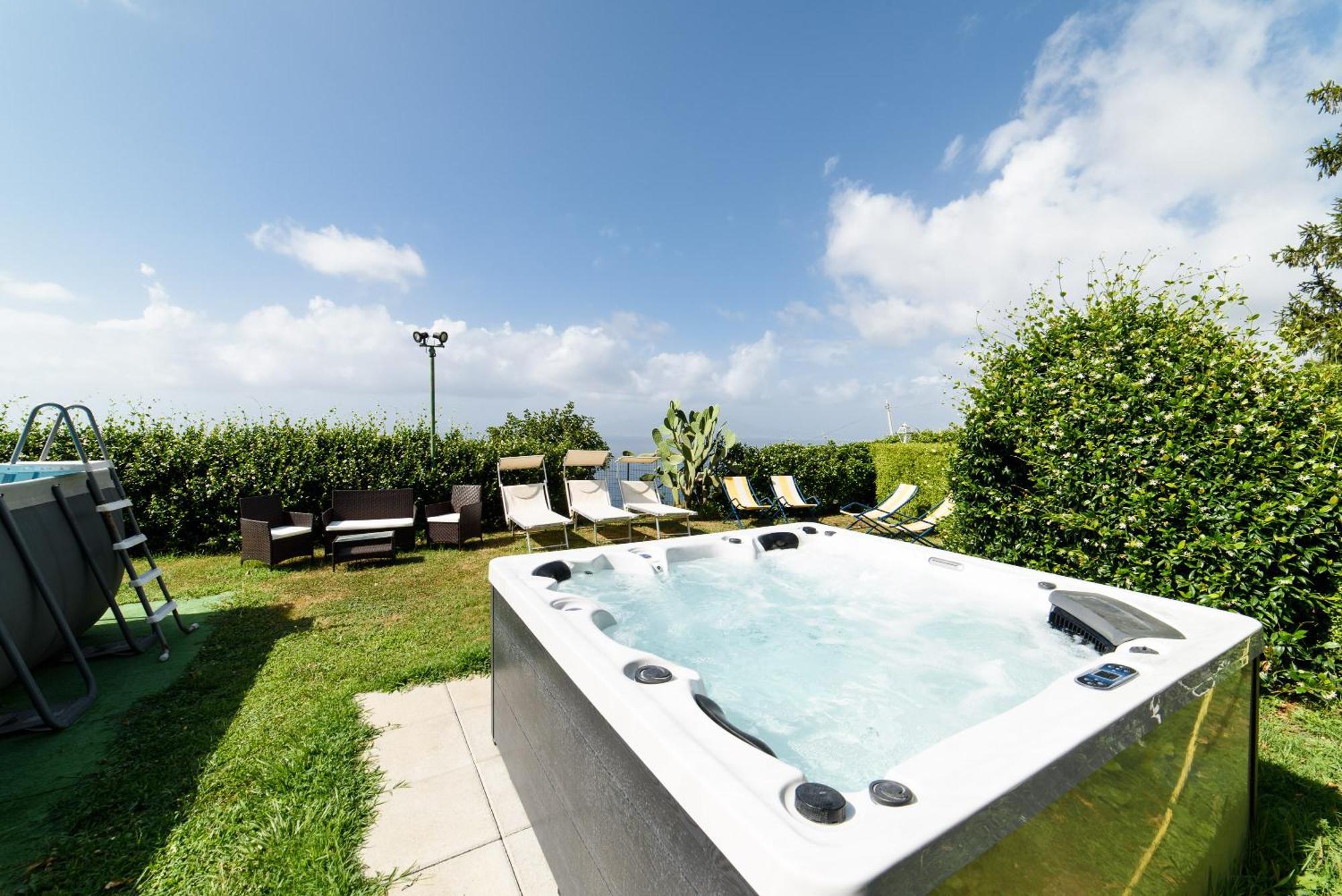 Estate4Home - Villa Luisa Play&Pool SantʼAgata sui Due Golfi Exterior foto